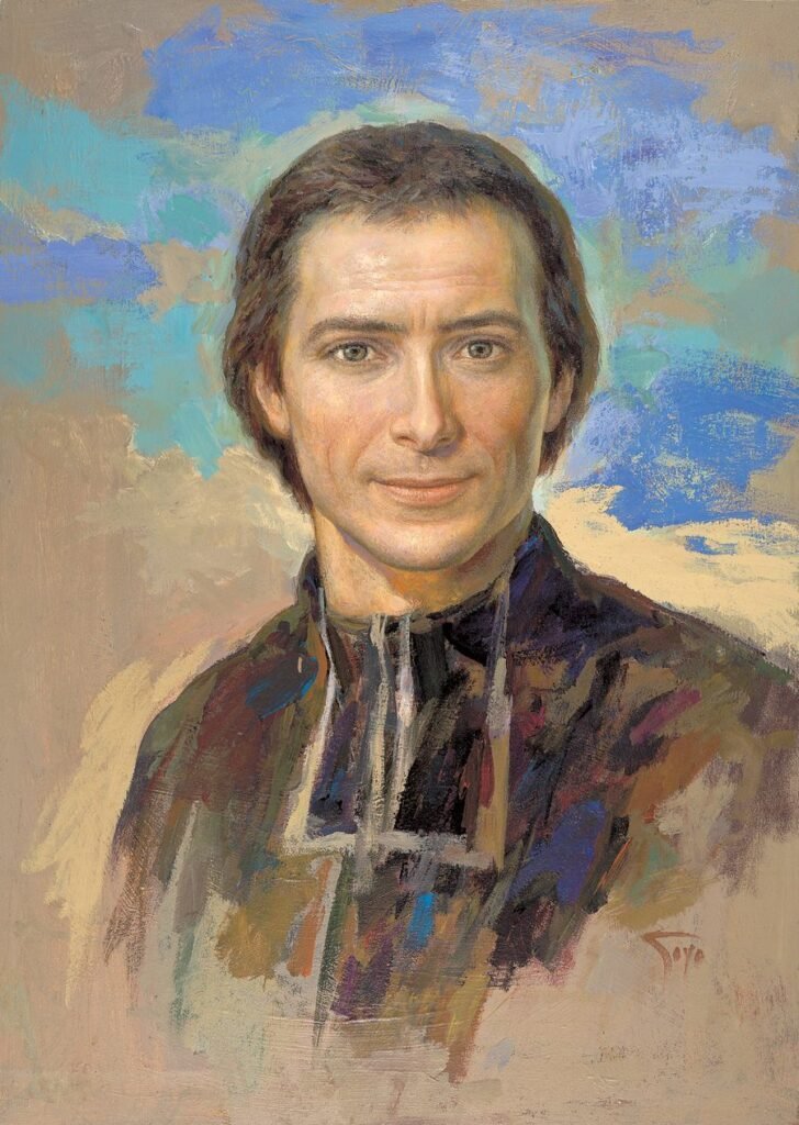Retrato de São Marcelino Champagnat, fundador do Instituto Marista